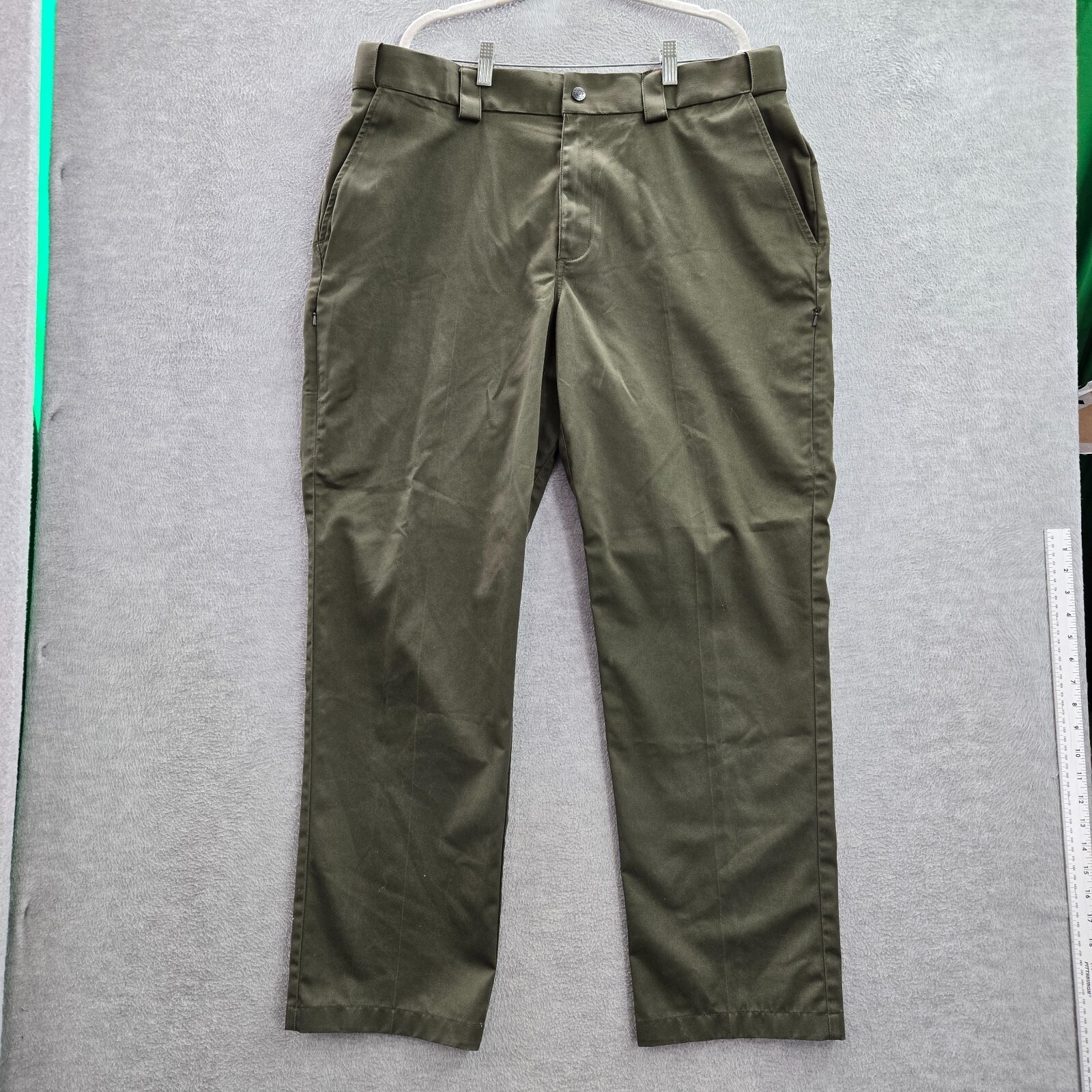 511 Tactical Men Pants 40 Green Chino Polyester Cotton Logo